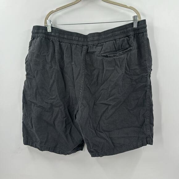 Toad & Co grey organic cotton Levon shorts - Picture 3 of 7